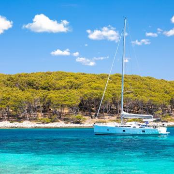 Suggested 1 week sailing itinerary from Sibenik (South)